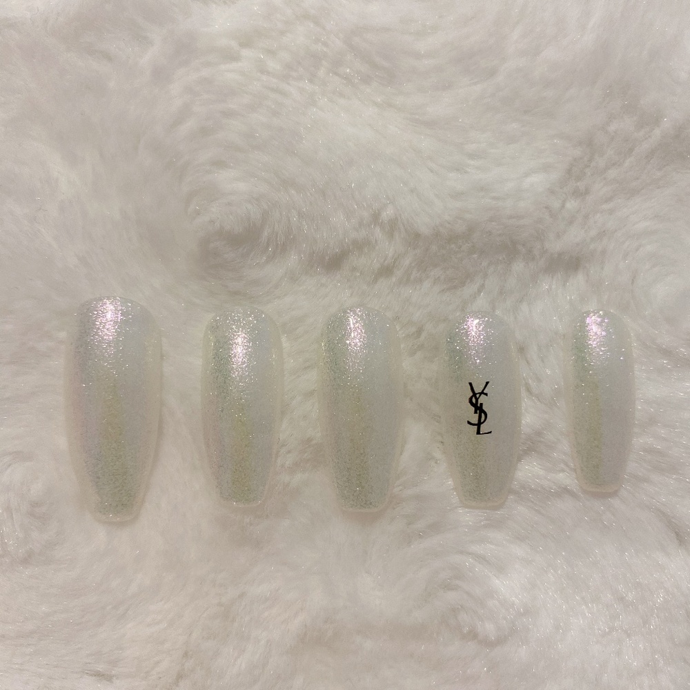 Sparkle Irridescent Jelly LUXURY PRESS ON NAILS